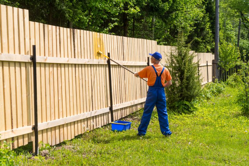Aluminum Fence Painting in Waco, TX