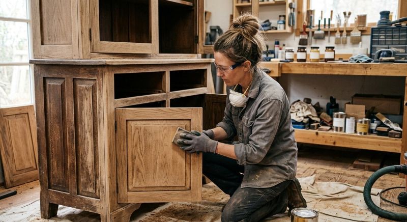 Cabinet Glazing Service in Bloomington, IN