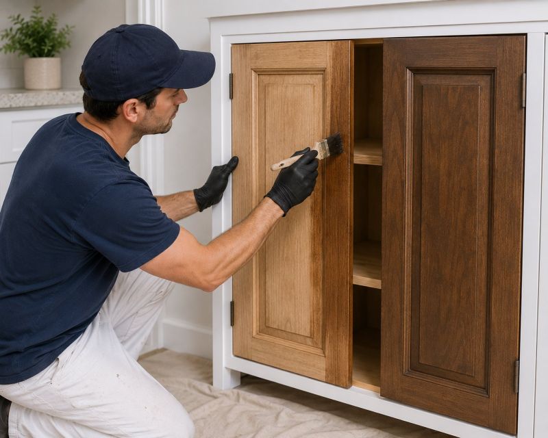 Cabinet Staining Service in Carmel, IN