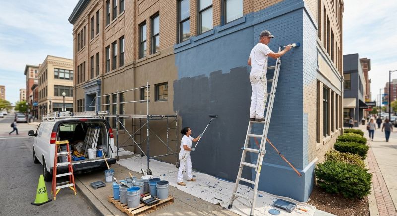 Outdoor Commercial Painting in Arvada, CO
