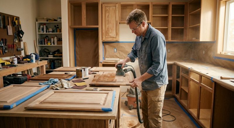 Wood Cabinet Refinishing in Indianapolis, IN